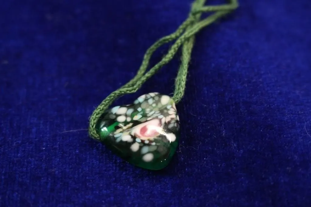Murano Glass Heart Necklace