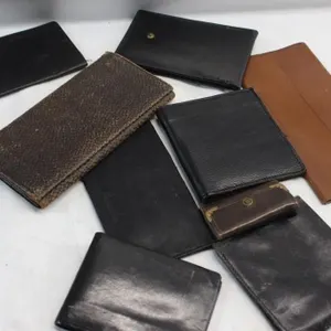 Vintage Leather Wallets & Key Case Lot