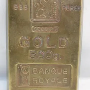Cast Brass 'Banque Royale'Bar Replica
