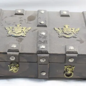 Ornate Wooden Jewelry/Trinket Chest