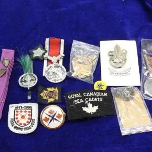 Scout & Cadet Badges, Patches, and Medals Lot