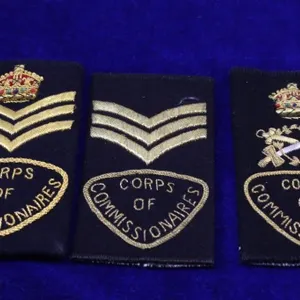 Corps of Commissionaires Badges & Patches Lot