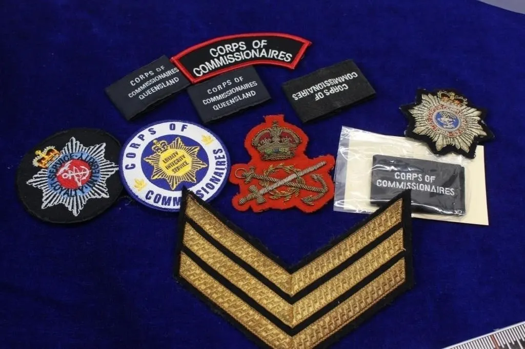 Corps of Commissionaires Patches & Badges Lot