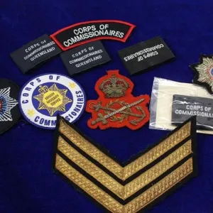 Corps of Commissionaires Patches & Badges Lot