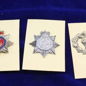 Corps of Commissionaires cap badges & crown badge