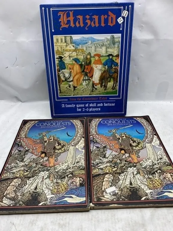 Hazard Canterbury Tales Game & Book of Conquests