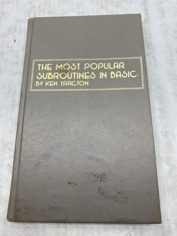 The Most Popular Subroutines in BASIC by Ken