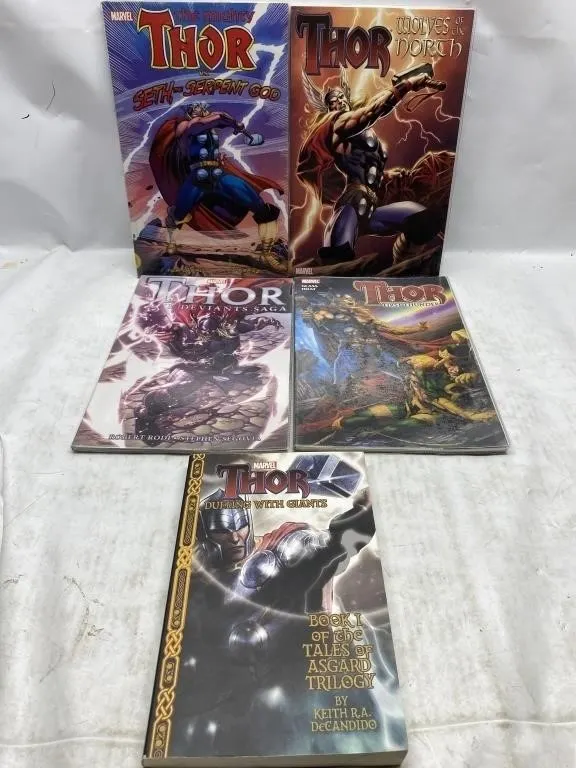 Marvel Thor Graphic Novel Lot (5 Books)