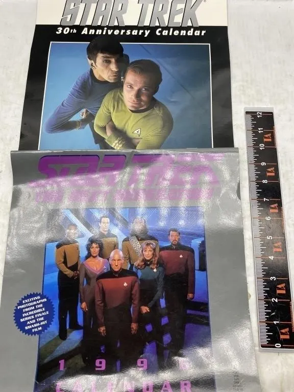 Star Trek 30th Anniversary & TNG 1996 Calendars