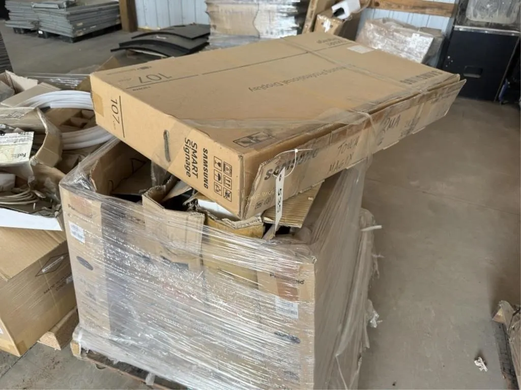 Pallet of Computer Screens