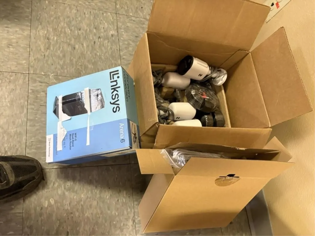 Security Camera, Wi-Fi Router etc