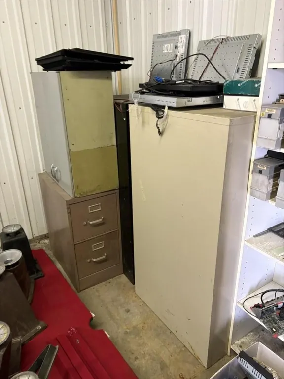 Cabinets, Filing. Electronics