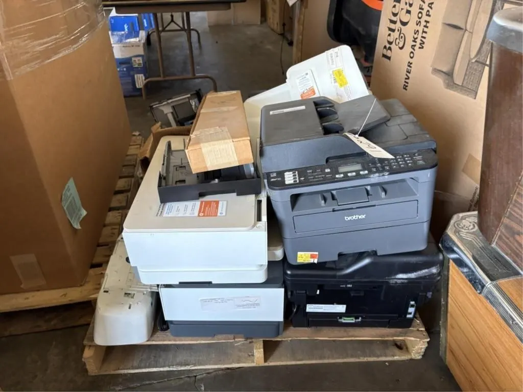 Pallet of Misc Printers for parts