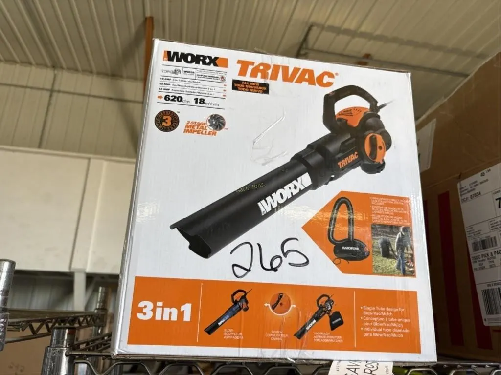 Worx Trivac Leaf Blower
