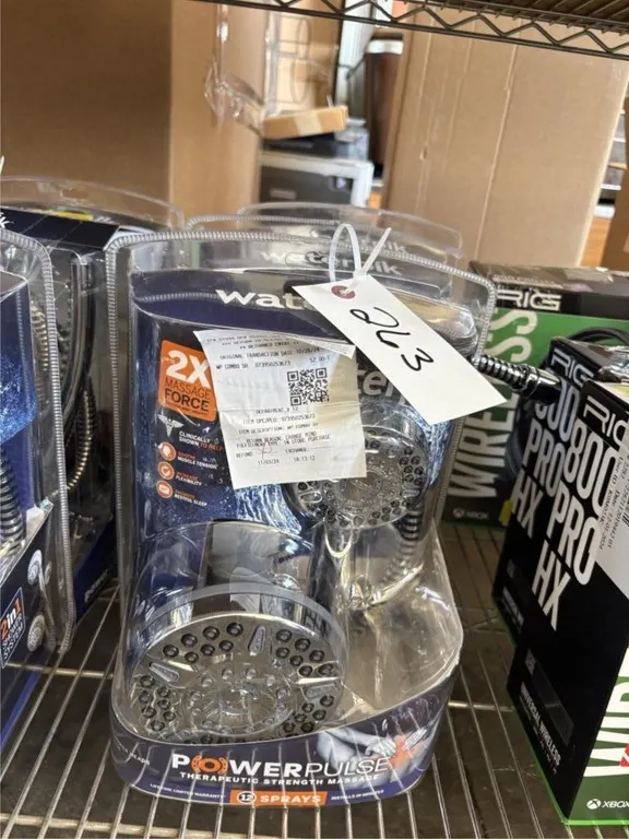 (3) Waterpik Shower Heads