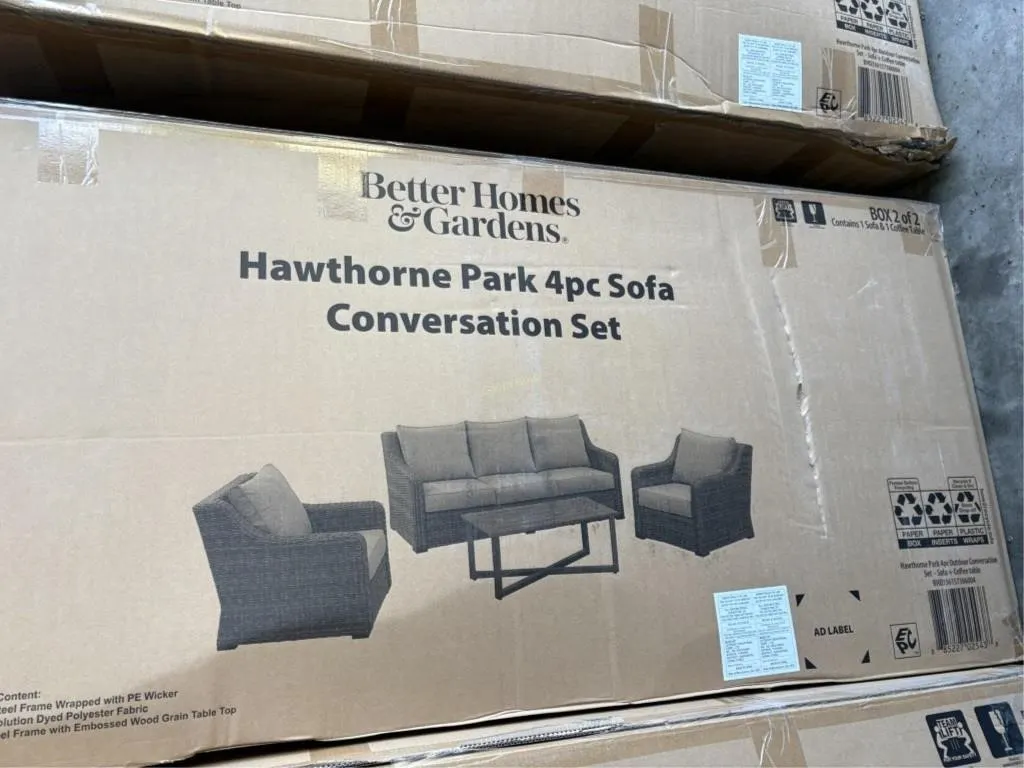 Hawthorne Park 4pc Sofa Box 2 of 2