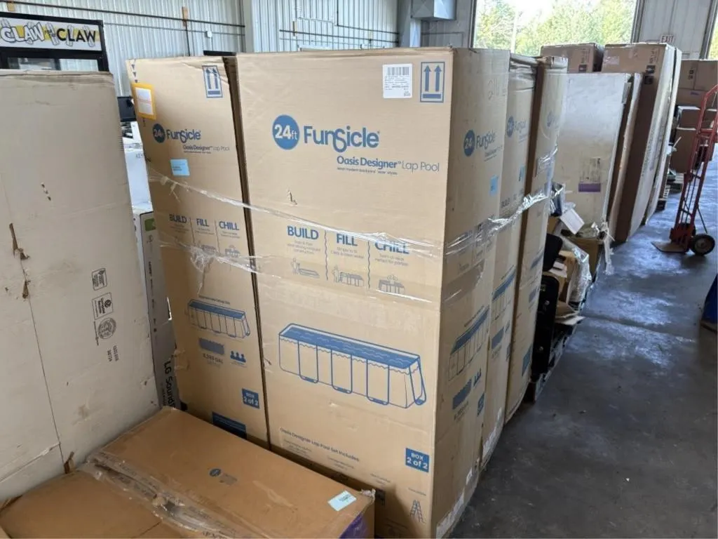 Pallet of Box 2 of 2 Funsicle Lap Pools