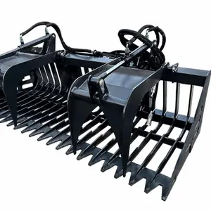 Arteer 2026 84" Skid Steer Rock Grapple Bucket Ar