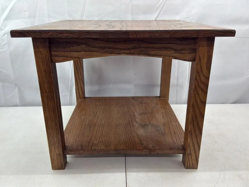 Samuelson Side by Side Wood End Table