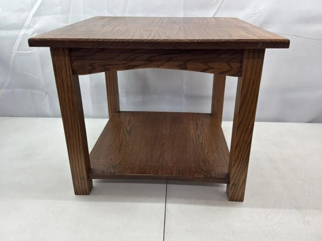 Samuelson Two-Tier Wood Occasional Table