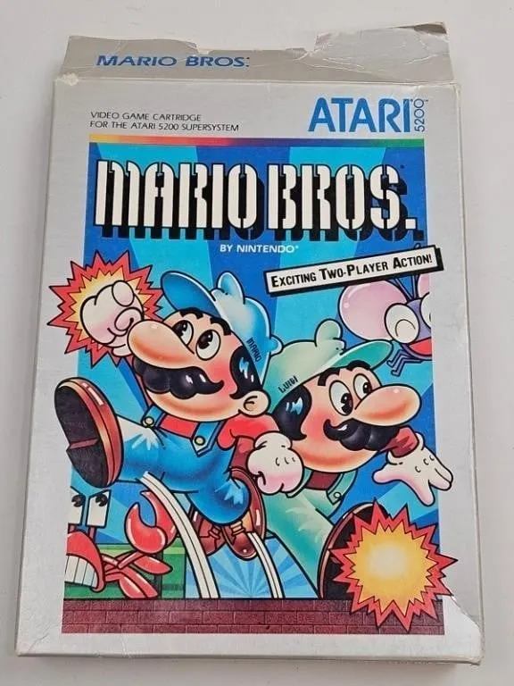Vintage Atari 5200 Mario Bros. Model 5247