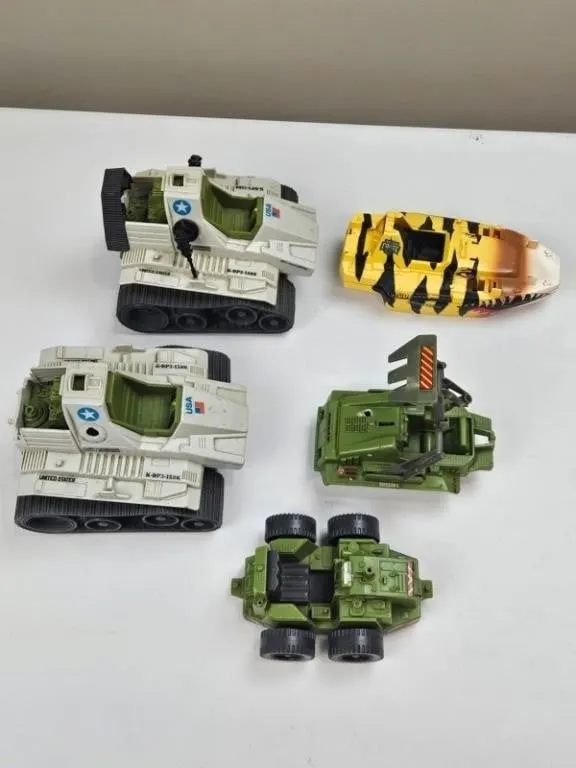 Vintage G.I. Joe Vehicles (Lot of 5)