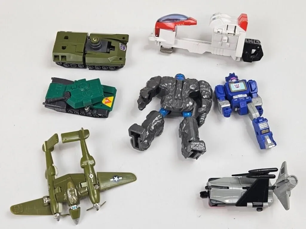 Vintage Transformers Figures & Vehicles (6pc)