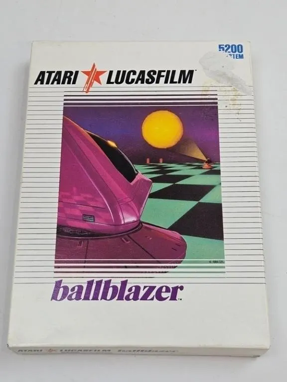Vintage Atari 5200 Ballblazer Game