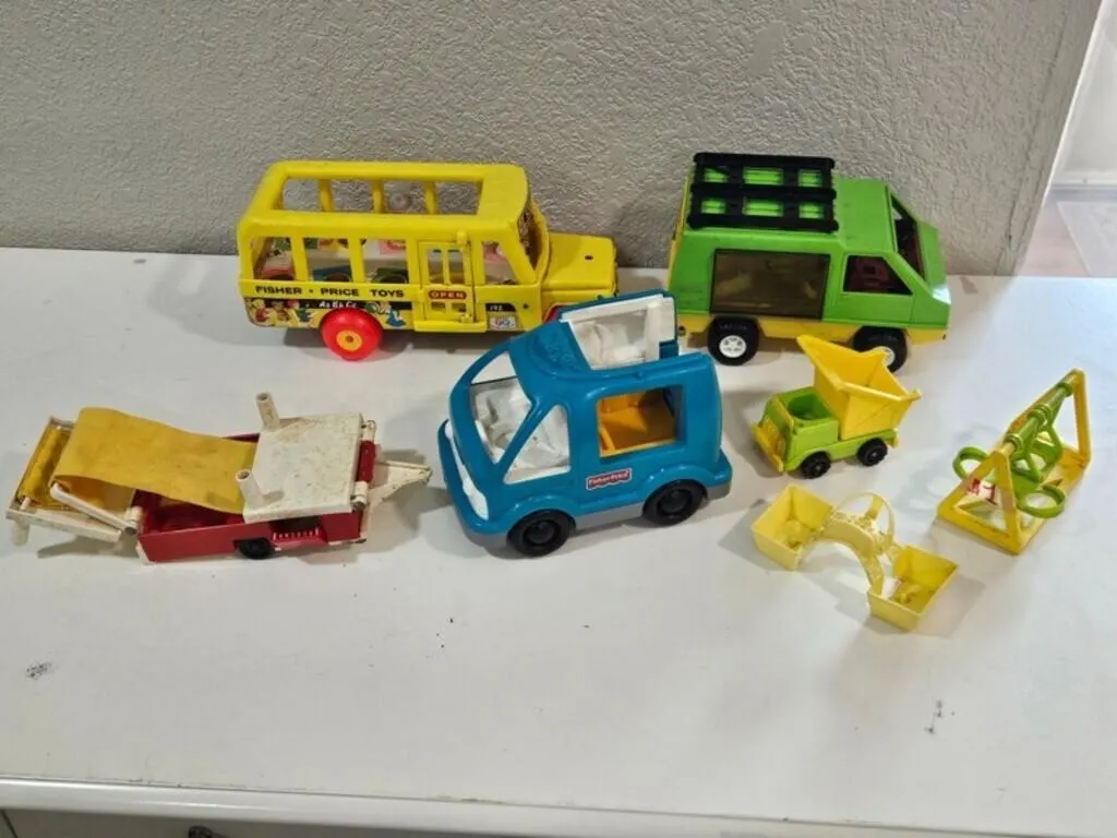 Vintage Fisher-Price Toy Set (7pc)
