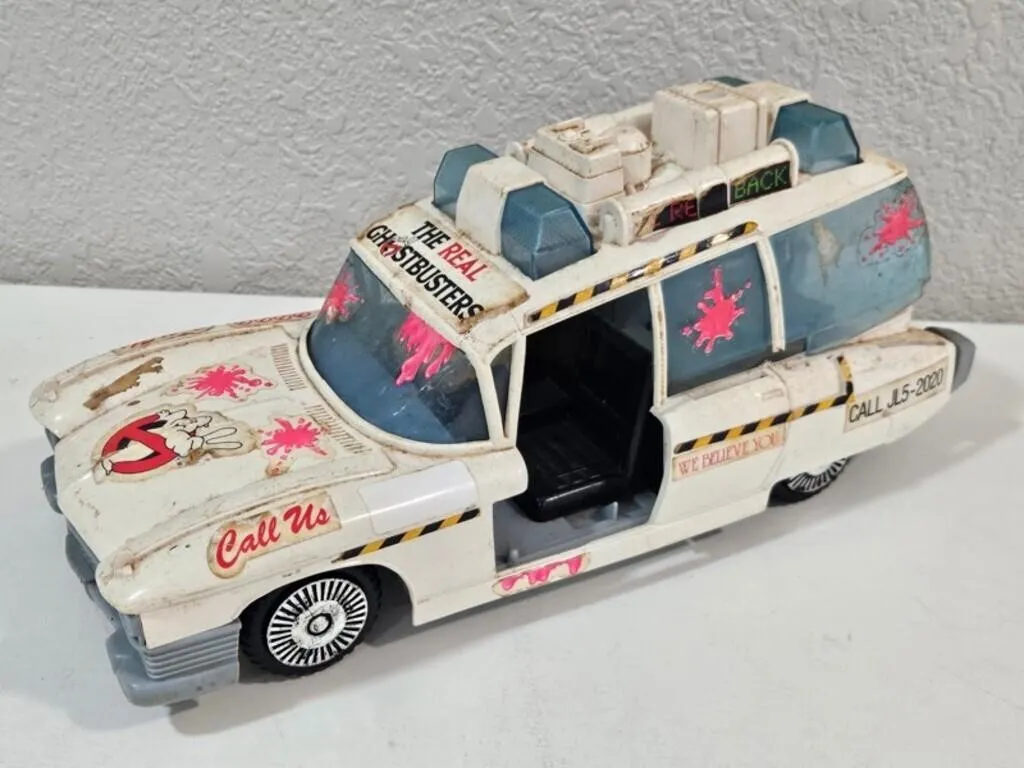 Vintage Ghostbusters Ecto-1A Toy Car