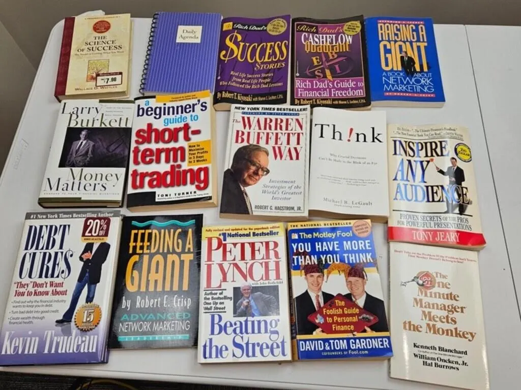 15pc Personal Finance & Business Book Set