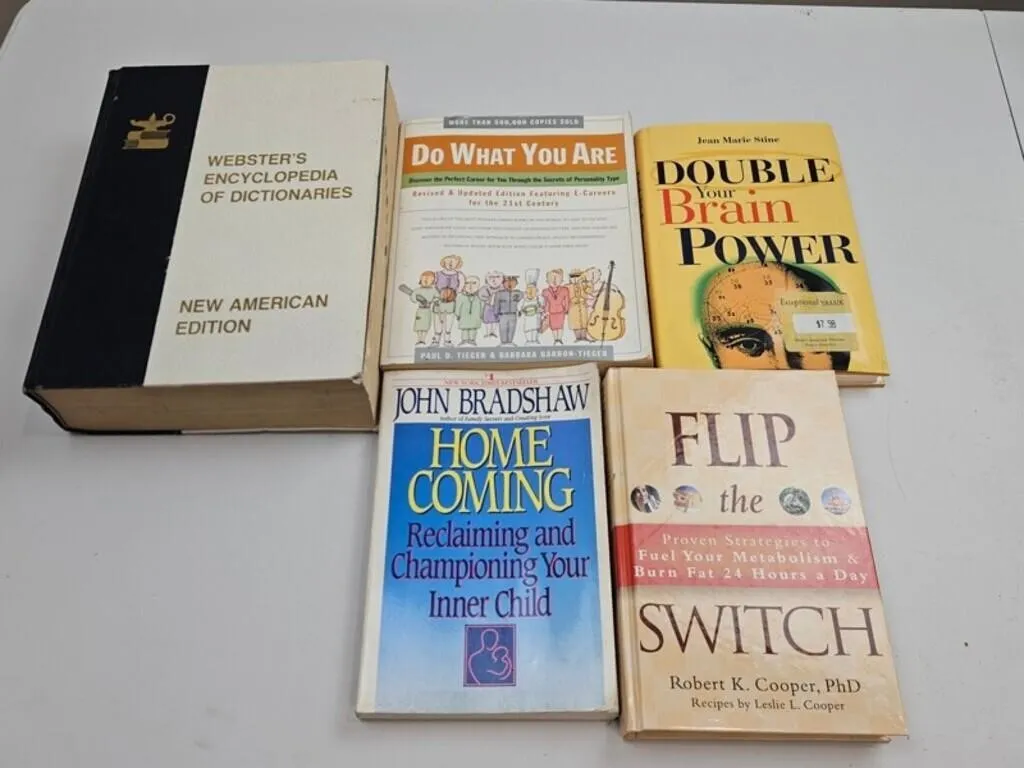 Self-Help & Reference Books (Lot of 5)