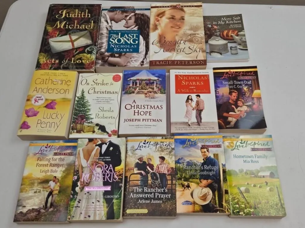 14pc Romance & Inspirational Books