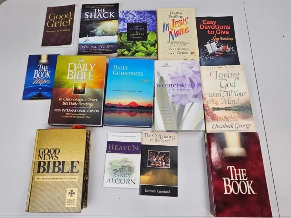 Christian Books & Devotionals (Lot of 14)