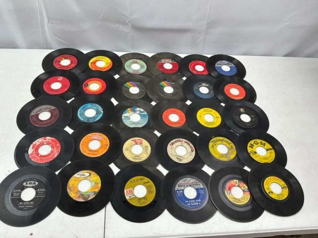Vintage 45 RPM Singles (Lot of 30)