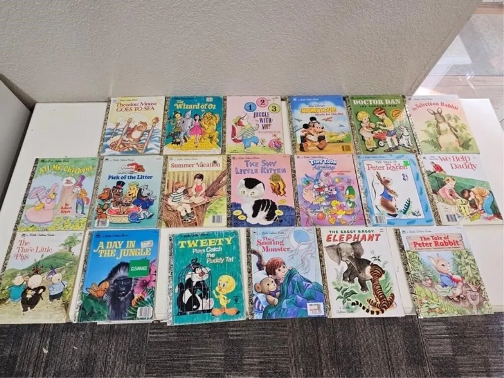 Vintage Little Golden Books Collection (19pc)