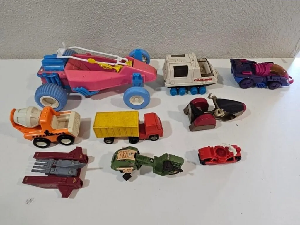 Vintage Mixed Toy Vehicles (9pc Set)