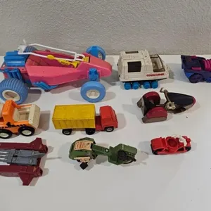 Vintage Mixed Toy Vehicles (9pc Set)