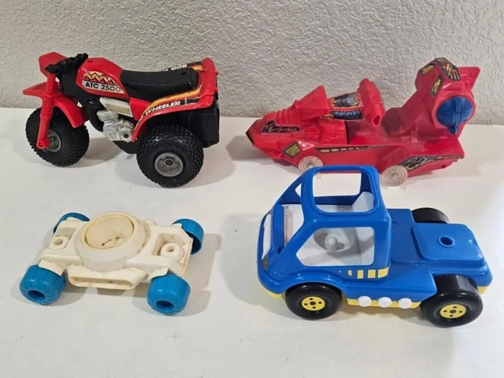 Vintage Toy Vehicles - 4pc Collection