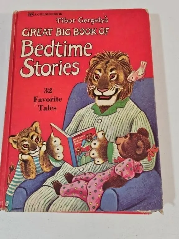 Vintage Tibor Gergely Bedtime Stories Book