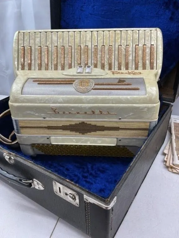 Vintage Paolo Soprani Accordion w/ Case