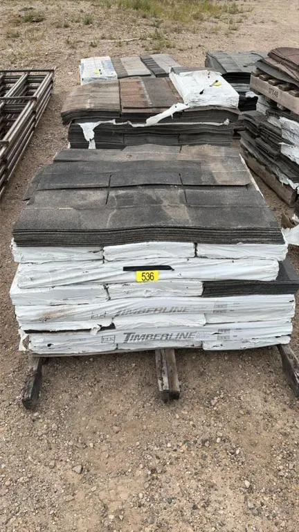 Assortment of new shingles