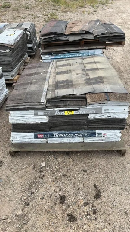 Assortment of new shingles