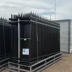 24 pieces of 10ft galvanized fencing