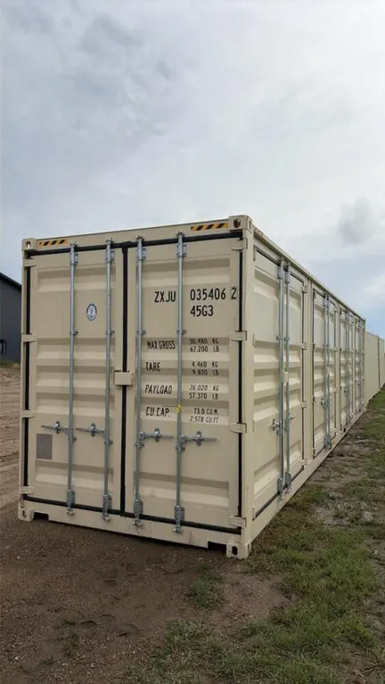 40’ high cube storage container