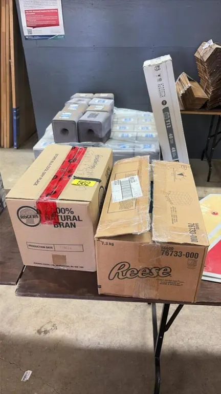 Assorted keyboards and computer parts