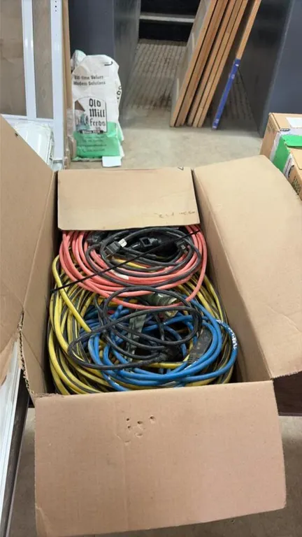 Assorted extension cords