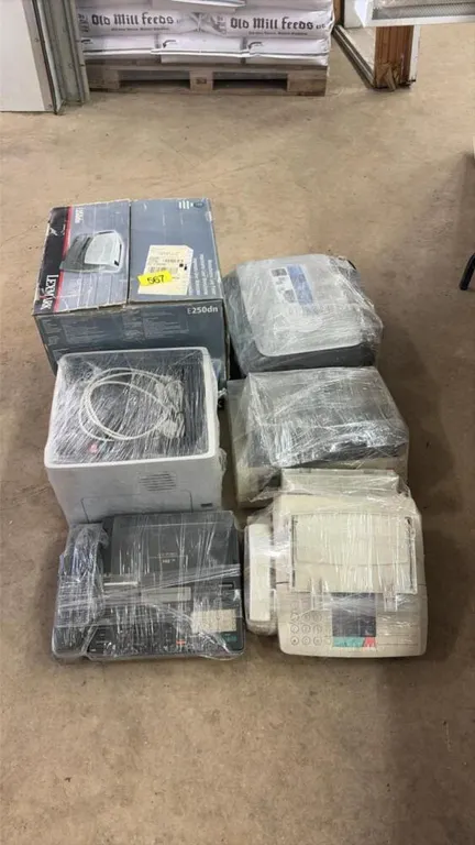 Assorted printers and fax machines