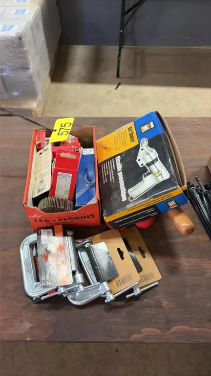 C clamps, shop tools