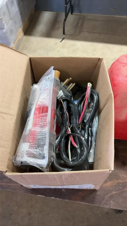 Assorted electrical and paint supplies